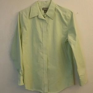Lands end long sleeved collared shirt